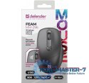 Mysz bezprzewodowa silent click FEAM MM-296 RF 1600 DPI Czarna
