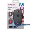 Mysz przewodowa silent click ICON MB-057 1000 DPI Czarna