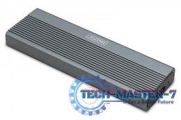 Obudowa USB 3.1 Typ C na dysk SSD M.2 NVMe 10 Gbps + SATA 6 Gbps aluminiowa, beznarzędziowa