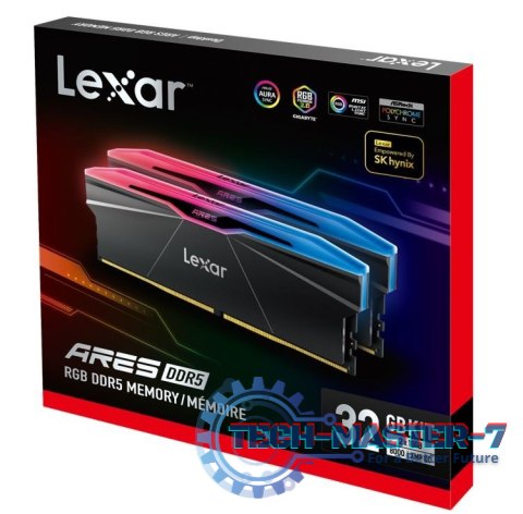 Pamięć do PC DDR5 ARES RGB 32GB(2*16GB)/8000 czarna Pamięć do PC DDR5 ARES RGB 32GB(2*16GB)/8000 czarna