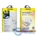 Ładowarka sieciowa GaN PD81L 22,5W USB+USB-C + Kabel USB/Lightning