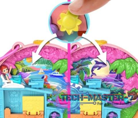 Figurki Polly Pocket Zestaw kompaktowy, Skuter Pieska Figurki Polly Pocket Zestaw kompaktowy, Skuter Pieska