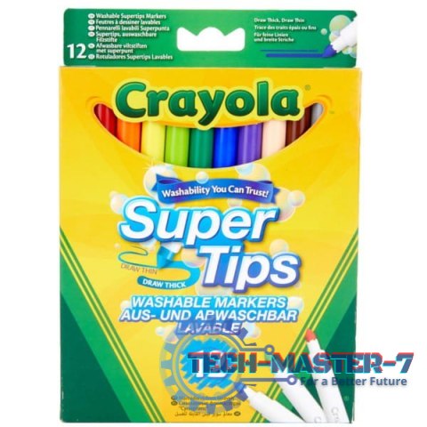 Flamastry Super tips Pastel 12 sztuk