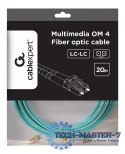 Kabel światłowodowy wielomodowy duplex OM4 50/125,LC/LC,20m