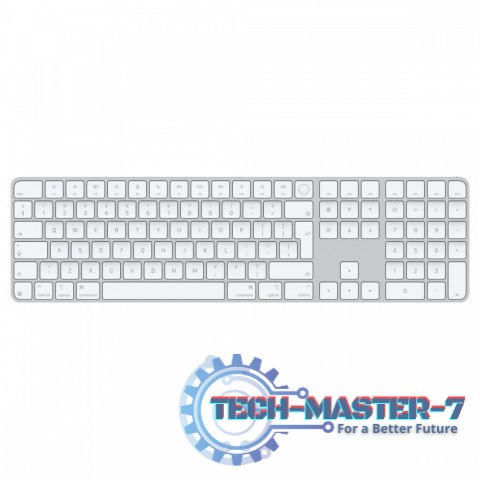 Klawiatura Magic Keyboard z Touch ID i polem numerycznym dla modeli Maca z czipem Apple - angielski (międzynarodowy) - białe kla Klawiatura Magic Keyboard z Touch ID i polem numerycznym dla modeli Maca z czipem Apple - angielski (międzynarodowy) - białe kla