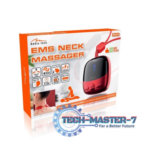 Masażer EMS mięśni szyi i karku EMS Neck Massager MT6534 Masażer EMS mięśni szyi i karku EMS Neck Massager MT6534