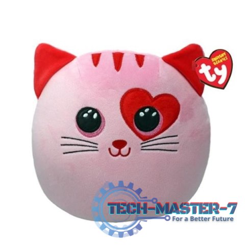 Maskotka TY Squishy Kot różowy 22 cm Maskotka TY Squishy Kot różowy 22 cm