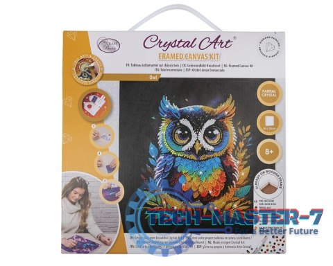 Obraz Crystal Art Sowa Obraz Crystal Art Sowa