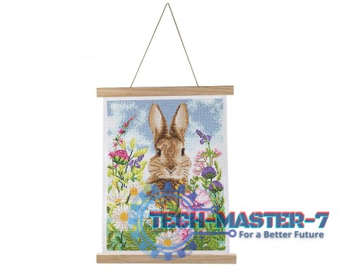 Plakat Crystal Art Zając i Wiosna