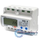 Trójfazowy elektroniczny licznik | miernik zużycia energii na szynę DIN | 400V | LCD | Wi-Fi