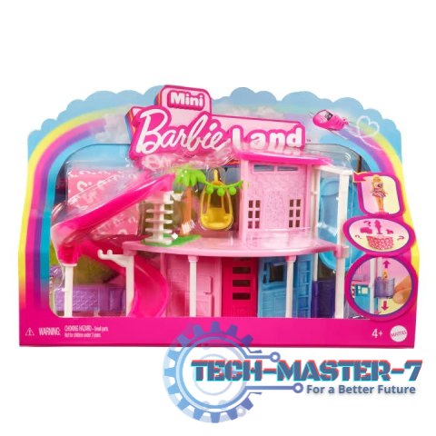 Zestaw Barbie Barbieland Mini Domek i lalka