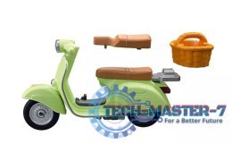 Zestaw figurek Vespa 71621 1969 Vespa 150 Sprint Veloce, jasnozielony