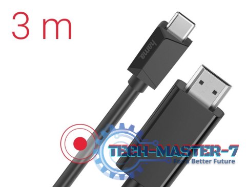 Kabel USB-C HDMI 4k 3m Kabel USB-C HDMI 4k 3m