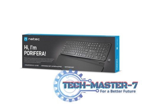 Klawiatura Porifera US bezprzewodowa Bluetooth + 2.4GHZ Klawiatura Porifera US bezprzewodowa Bluetooth + 2.4GHZ