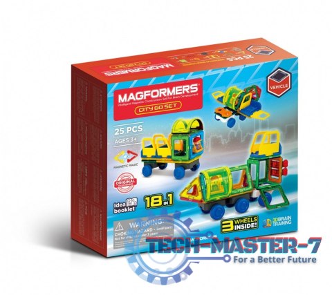 Klocki magnetyczne City Go Set 25 elementów