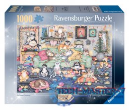 Puzzle 1000 elementów Koty świata