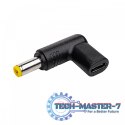 Adapter 5.5 X 2.5 wtyczka do zasilacza uniwersalnego AK-ND-C01 USB-C / 5.5 X 2.5 mm