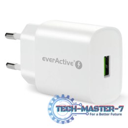 Ładowarka sieciowa 1X USB 18W QC3.0 Biała