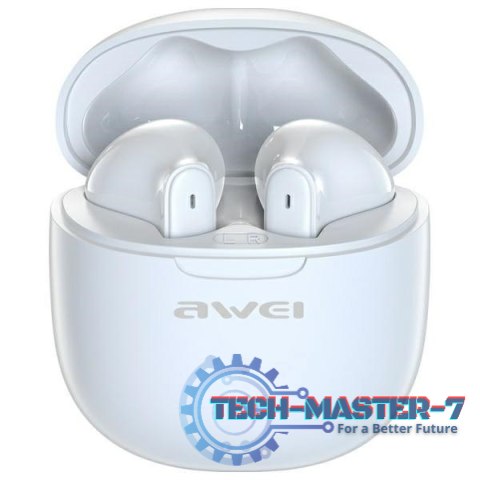 Słuchawki Bluetooth 5.3 T68 TWS ENC Białe Słuchawki Bluetooth 5.3 T68 TWS ENC Białe