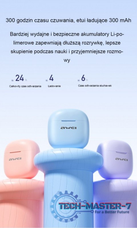 Słuchawki Bluetooth 5.3 T68 TWS ENC Czarne Słuchawki Bluetooth 5.3 T68 TWS ENC Czarne