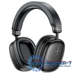 Słuchawki Bluetooth nauszne AT6 Czarne