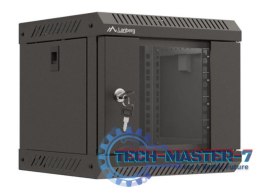 Szafa instalacyjna rack wisząca 10 cali 4U 300x300 czarna