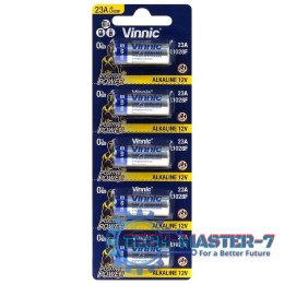 Bateria alkaiczna Vinnic 23A 23AE A23 V23GA MN21 LRV08 12V 5szt
