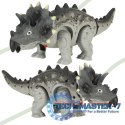 Dinozaur Triceratops zabawka interaktywna na baterie chodzi świeci ryczy