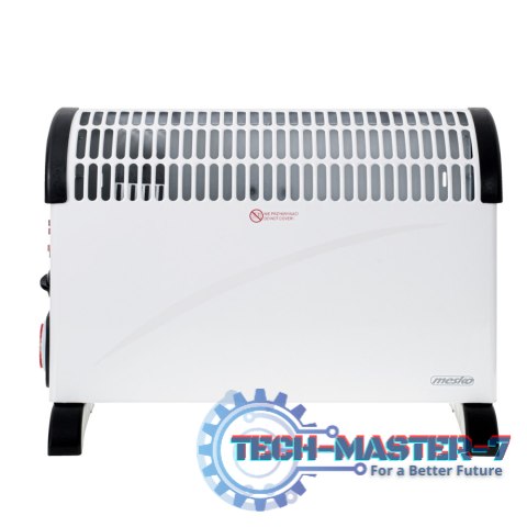 Grzejnik konwektorowy Mesko MS 7741w elektryczny Timer Turbo nawiew termostat 45dB 2000W