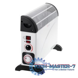 Grzejnik konwektorowy Mesko MS 7741w elektryczny Timer Turbo nawiew termostat 45dB 2000W