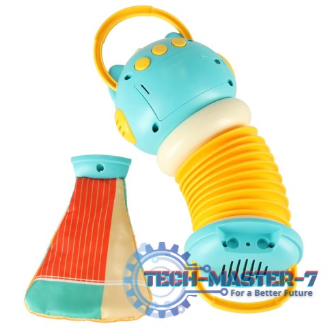 Harmonia akordeon zabawka sensoryczna dla dzieci sowa niebieska grająca LED 30cm Harmonia akordeon zabawka sensoryczna dla dzieci sowa niebieska grająca LED 30cm