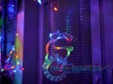 Lampki LED kurtyna renifer dzwonek mix świąteczne choinkowe 2,5m 138LED multikolor 8 trybów świecenia IP44