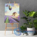 Malowanie po numerach obraz 50x40cm pole lawendowe