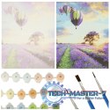 Malowanie po numerach obraz 50x40cm pole lawendowe