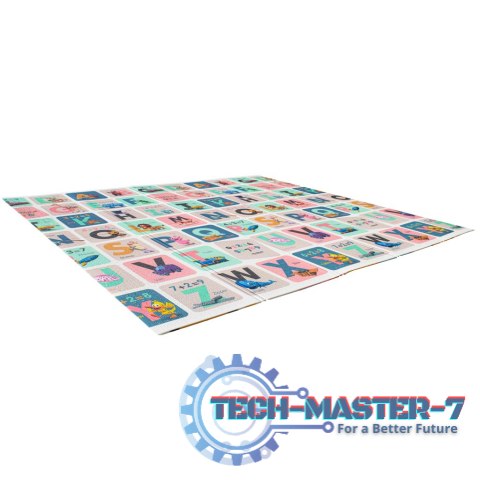 Mata edukacyjna piankowa dwustronna składana alfabet zwierzęta 180 x 200 cm Mata edukacyjna piankowa dwustronna składana alfabet zwierzęta 180 x 200 cm