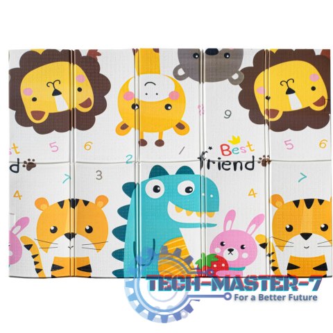Mata edukacyjna piankowa dwustronna składana alfabet zwierzęta 180 x 200 cm Mata edukacyjna piankowa dwustronna składana alfabet zwierzęta 180 x 200 cm