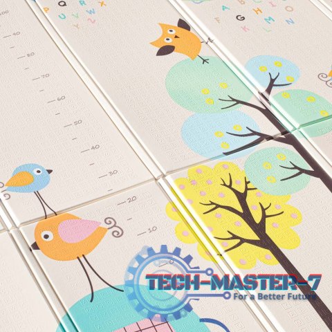 Mata edukacyjna piankowa dwustronna składana słonie alfabet 180 x 200 cm Mata edukacyjna piankowa dwustronna składana słonie alfabet 180 x 200 cm
