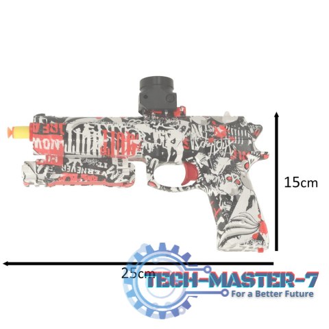 Pistolet na kulki żelowe wodne karabin zasilanie akumulatorowe USB + okulary 550szt. 7-8mm Pistolet na kulki żelowe wodne karabin zasilanie akumulatorowe USB + okulary 550szt. 7-8mm