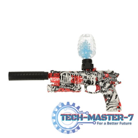 Pistolet na kulki żelowe wodne karabin zasilanie akumulatorowe USB + okulary 550szt. 7-8mm Pistolet na kulki żelowe wodne karabin zasilanie akumulatorowe USB + okulary 550szt. 7-8mm