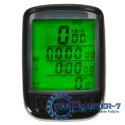 Licznik rowerowy RALLEX wodoodporny przewodowy prędkościomierz podświetlany 25w1 LCD