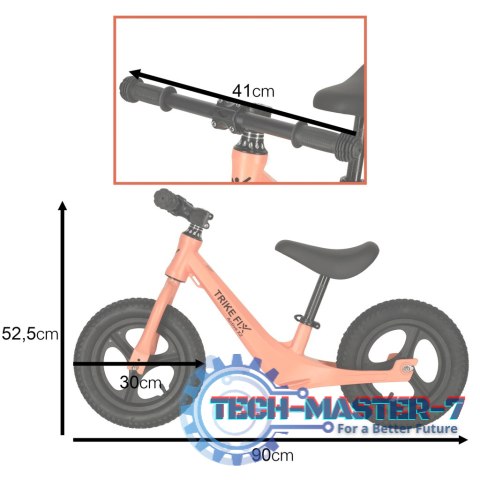 Rowerek biegowy Trike Fix Active X2 pomarańczowy Rowerek biegowy Trike Fix Active X2 pomarańczowy