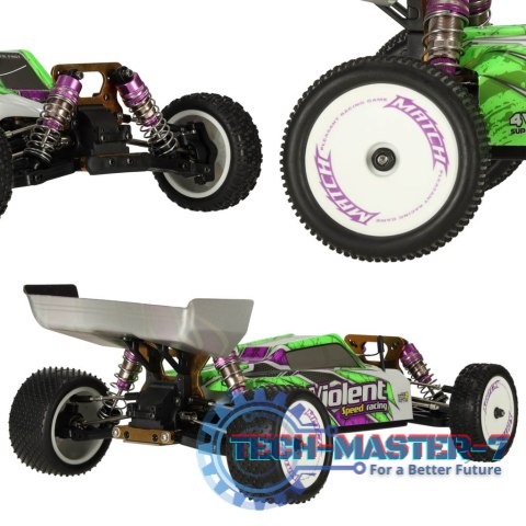 Samochód zdalnie sterowny terenowy wyczynowy WLToys 104002 1:10 4WD 2,4Ghz Samochód zdalnie sterowny terenowy wyczynowy WLToys 104002 1:10 4WD 2,4Ghz
