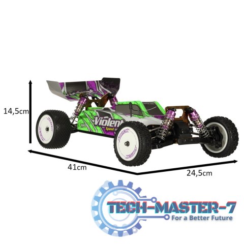 Samochód zdalnie sterowny terenowy wyczynowy WLToys 104002 1:10 4WD 2,4Ghz Samochód zdalnie sterowny terenowy wyczynowy WLToys 104002 1:10 4WD 2,4Ghz