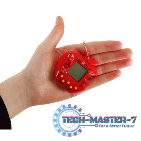 Tamagotchi gra elektroniczna dla dzieci jabłko czerwony Tamagotchi gra elektroniczna dla dzieci jabłko czerwony