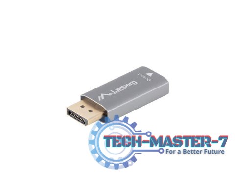 Adapter Displayport(M)- HDMI(F)8K srebrny