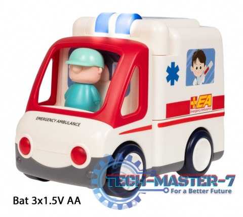 Ambulans z muzyką i światłem Ambulans z muzyką i światłem