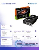 Karta graficzna GeForce RTX 4070 WINDFORCE 2X OC 12GB GDDR6 192bit 3DP/HDMI