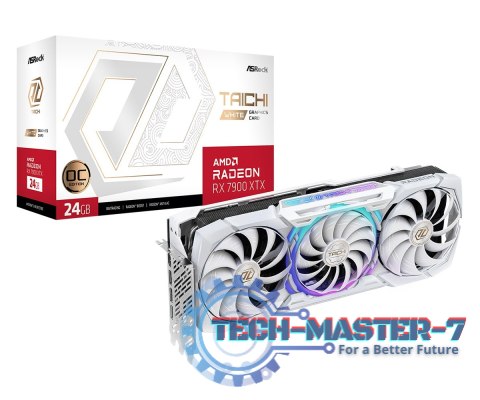 Karta graficzna Radeon RX 7900 XTX TAICHI 24GB OC GDDR6 384bit biała