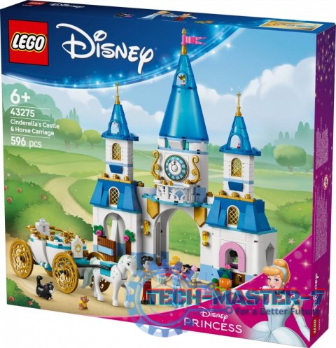 Klocki Disney 43275 Zamek Kopciuszka i kareta Klocki Disney 43275 Zamek Kopciuszka i kareta
