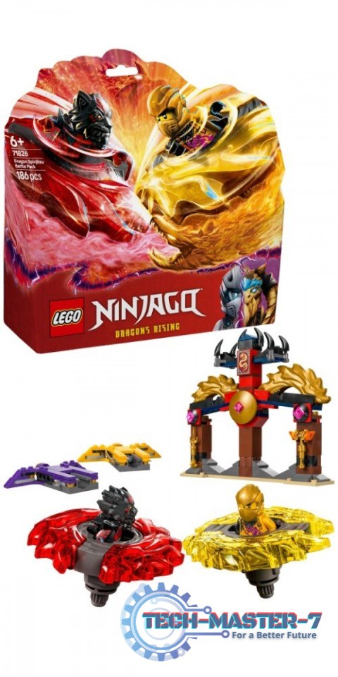Klocki Ninjago 71826 Smocze Spinjitzu - zestaw bitewny Klocki Ninjago 71826 Smocze Spinjitzu - zestaw bitewny